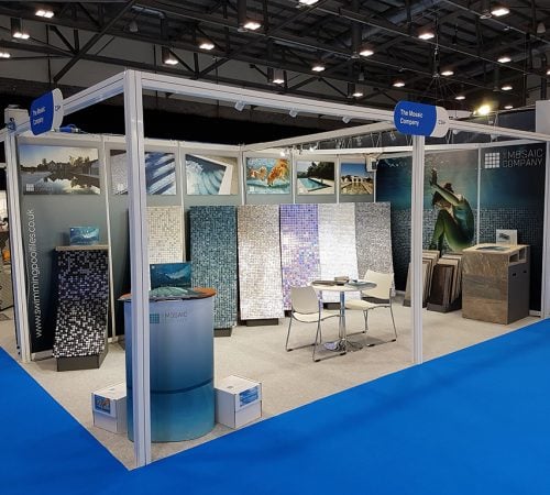 Another great exhibition of pool tiles and mosaics at Spatex 2018