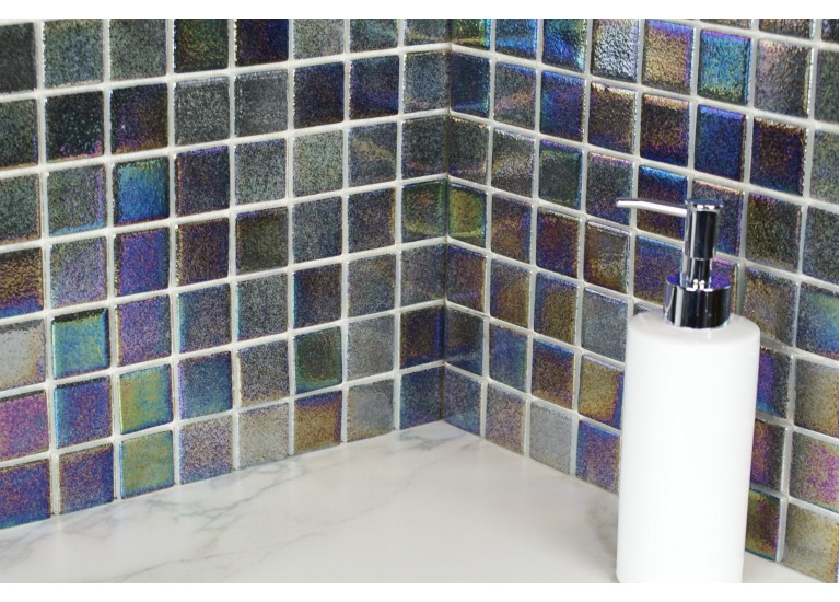 Abalone Iridescent Glass Mosaic