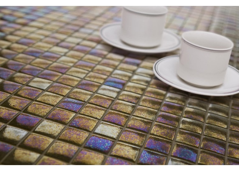 Aqualuxe Iridescent Glass Mosaic