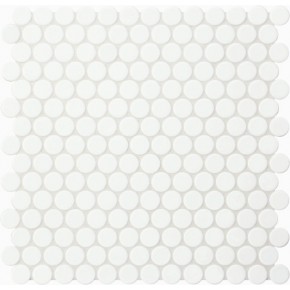 Jasba Loop Arctic White Circular Mosaic CLEARANCE