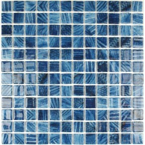 South Seas Bikini 25x25x4mm Glass Mosaic CLEARANCE